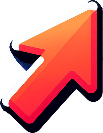 up arrow.
Single Game Texture.  In-Game asset.  2d.  Blank background.  High contrast.  No shadows