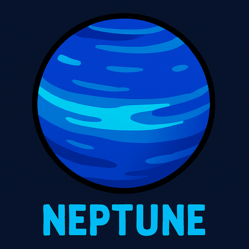 neptün.
In-Game asset.  2d.  High contrast.  No shadows