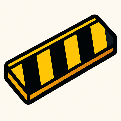 yol şeriti.
In-Game asset.  2d.  High contrast.  No shadows