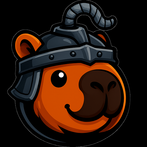 Quitale la espada. Ahora has una bomba con la forma del capibara y su cabeza.