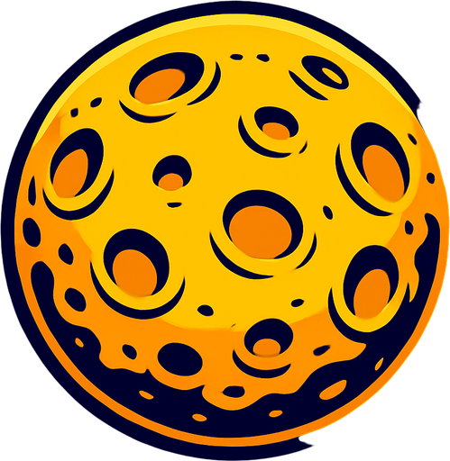 moon.
In-Game asset.  2d.  High contrast.  No shadows