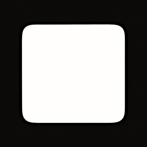 rectangulo Blanco con bordes redondeados. figura simple.
In-Game asset.  2d.  High contrast.  No shadows
