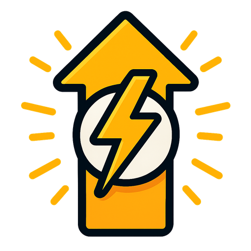 Power up.
In-Game asset.  2d.  High contrast.  No shadows