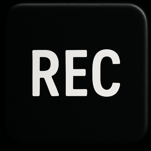 Remove ok from button and add REC text
