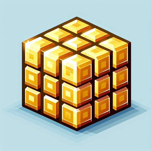 gold blocks.
Single Game Texture.  In-Game asset.  2d.  Blank background.  High contrast.  No shadows