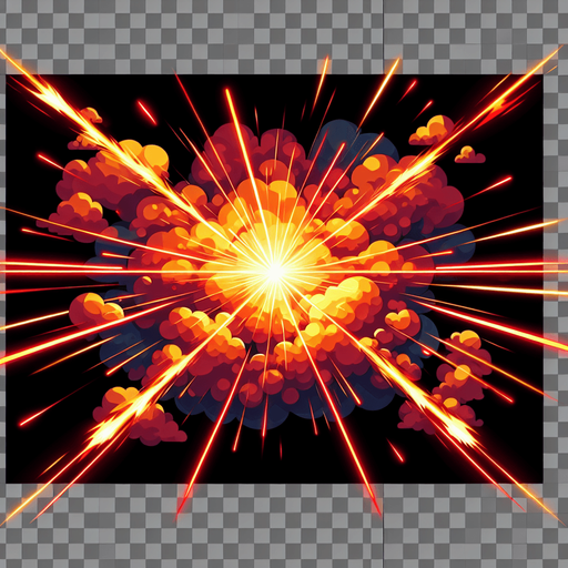 laser fire.
Single Game Texture.  In-Game asset.  2d.  Blank background.  High contrast.  No shadows