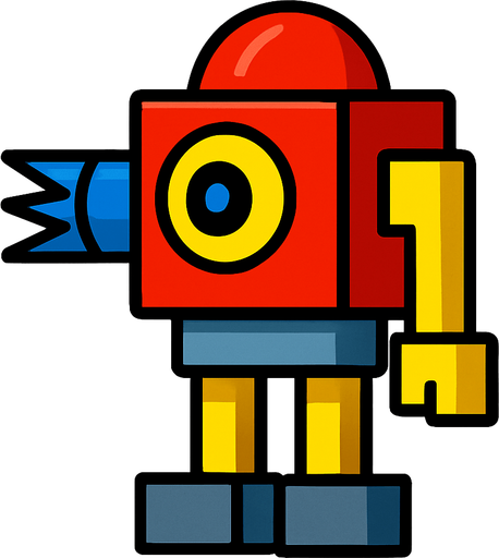 Make a Sonic enemy but in Roblox form.
In-Game asset.  High contrast.  No shadows. 2d