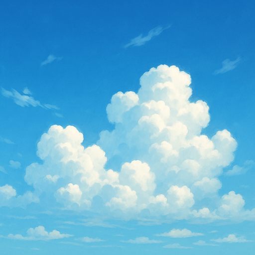 Create realistic background on sky and clouds.
In-Game asset.  2d.  No shadows