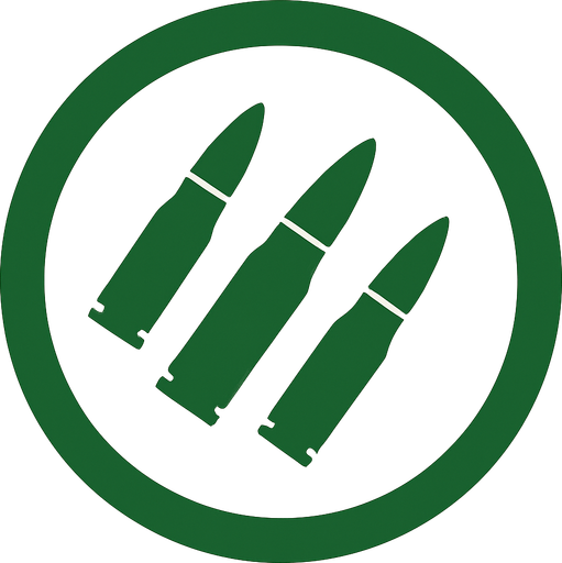 The Ammunitions size should be less and Rotate them left by 30 degrees