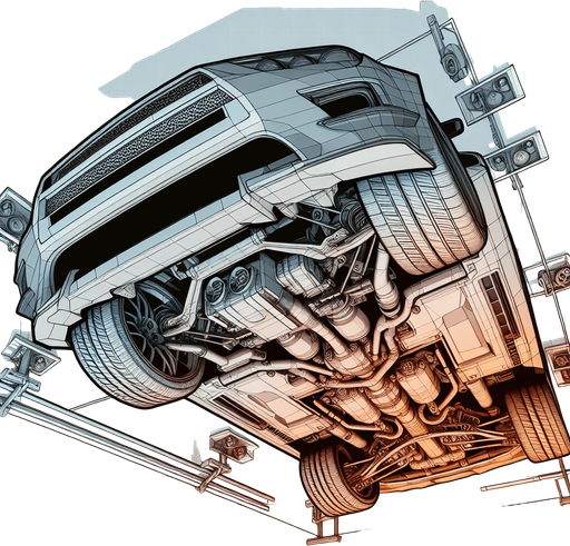 A car that looking upwards..
Single Game Texture. In-Game asset. 2d. Blank background. High contrast. No shadows.