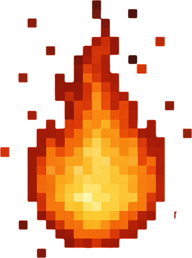 Fire ball pixel