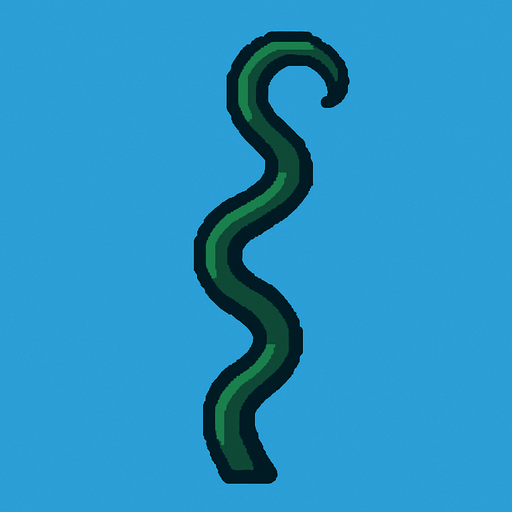 Wiggly stem.
In-Game asset.  2d.  High contrast.  No shadows