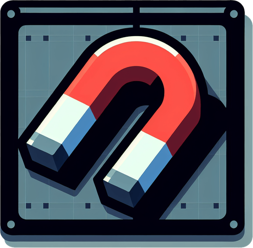 in-game asset. 2d. magnet graphic. blank background. minimalistic flat graphic. Single Game Texture. In-Game asset. 2d. High contrast. No shadows..
Single Game Texture. In-Game asset. 2d. Blank background. High contrast. No shadows.