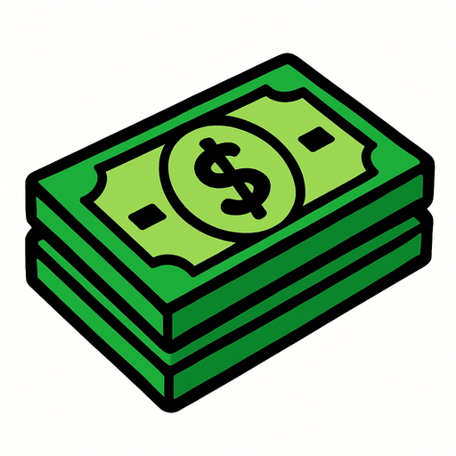 do it a try money.
In-Game asset.  2d.  High contrast.  No shadows