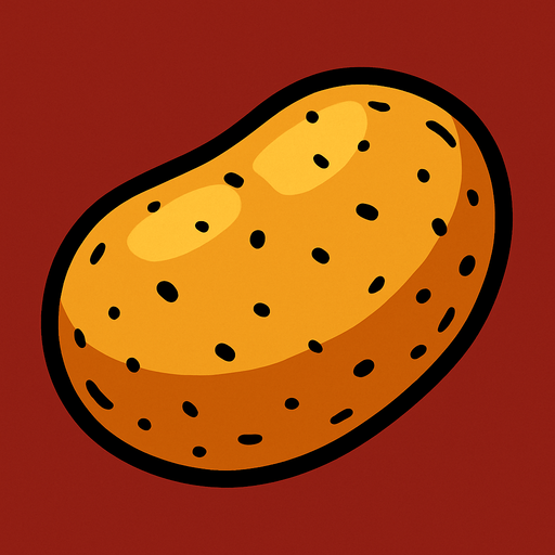 Patate.
In-Game asset.  2d.  High contrast.  No shadows