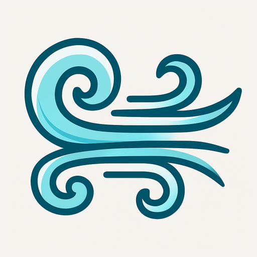 wind.
In-Game asset.  2d.  High contrast.  No shadows