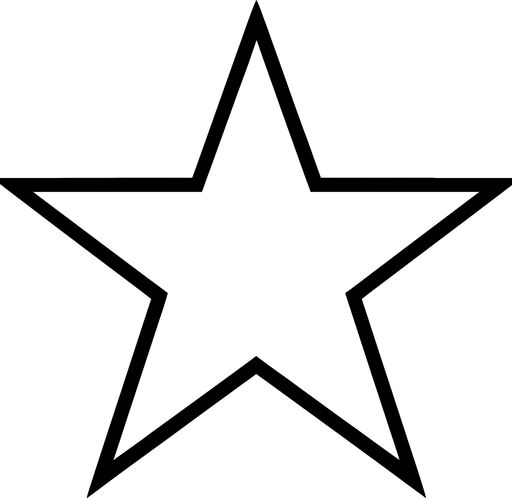 Add a black border to the star