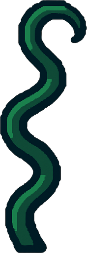 Wiggly stem.
In-Game asset.  2d.  High contrast.  No shadows