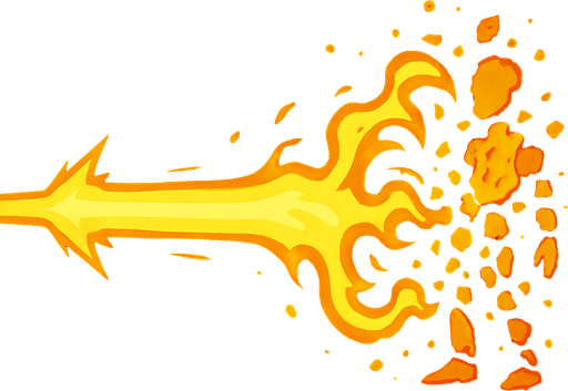 Beam of disintegration.
In-Game asset.  2d.  High contrast.  No shadows