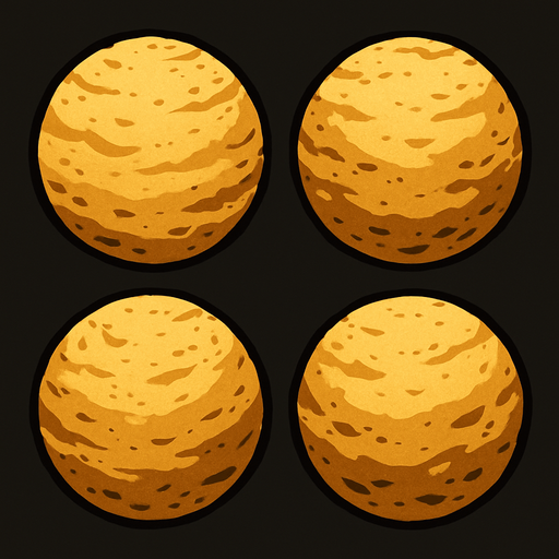 Pack of sand shots.sphere.
In-Game asset.  2d.  High contrast.  No shadows