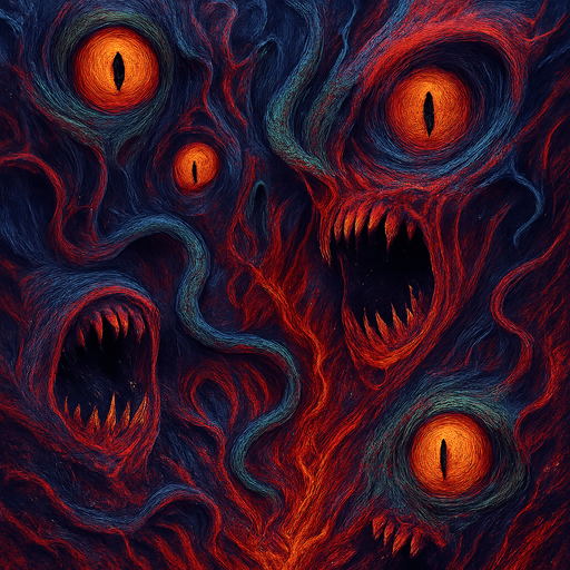 Scary wallpaper without characters, with all colors, HD colors.
In-Game asset.  3d.  High contrast.  No shadows