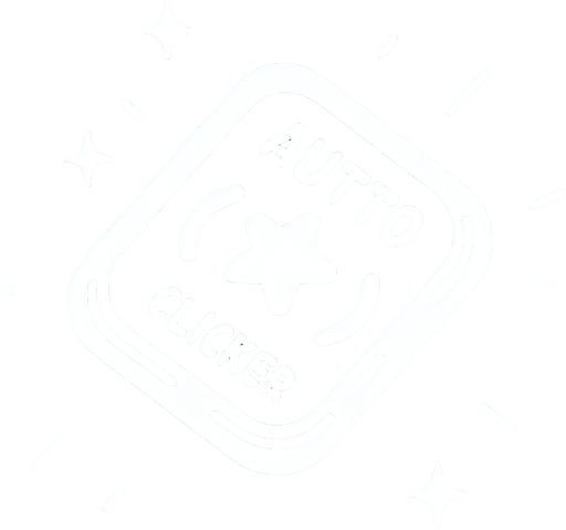 a button saying 'autoclicker'.
In-Game asset. 2d. Blank background. High contrast.