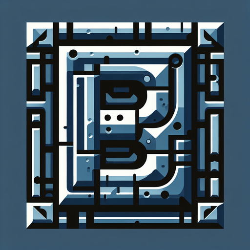 Letter B.
Single Game Texture.  In-Game asset.  2d.  Blank background.  High contrast.  No shadows
