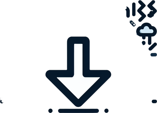 arrow pointing down.
Single Game Texture. In-Game asset. 2d. Blank background. High contrast. No shadows.