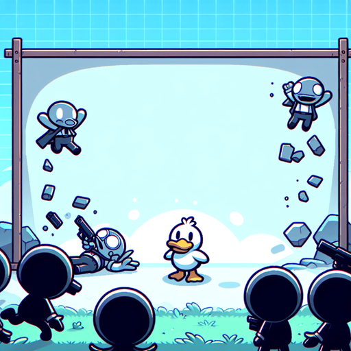 duck_revive_in_game_over.
Single Game Texture. In-Game asset. 2d. Blank background. High contrast. No shadows.