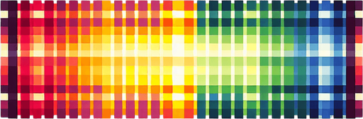 pixelart. a healthbar filled with a gradient going from red over yellow to green in the center, then to yellow and red again..
Single Game Texture. In-Game asset. 2d. Blank background. High contrast. No shadows.