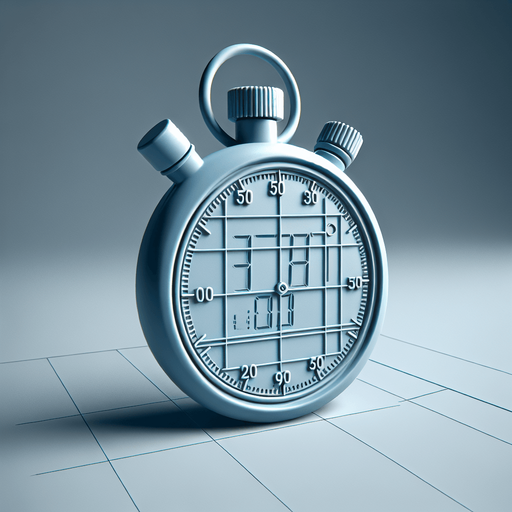 3D image of a digital stopwatch face with no numbers shown on the display.
Single Game Texture. In-Game asset. 2d. Blank background. High contrast. No shadows.