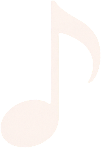 a white music note