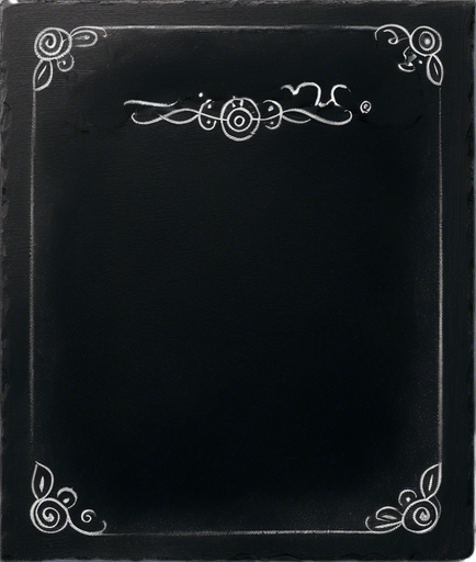 "NOVICE BLEND" handwritten in chalk