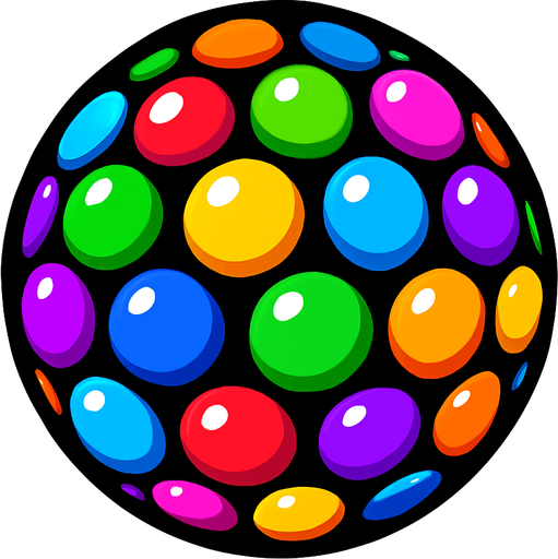 Super colorbomb gem.
In-Game asset.  2d.  High contrast.  No shadows