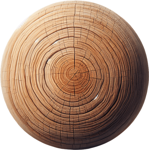 raw piece of wood.
Single Game Texture.  In-Game asset.  2d.  Blank background.  High contrast.  No shadows