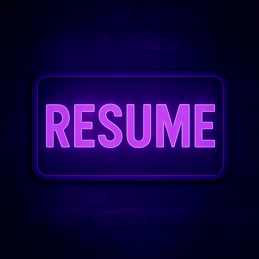 write RESUME