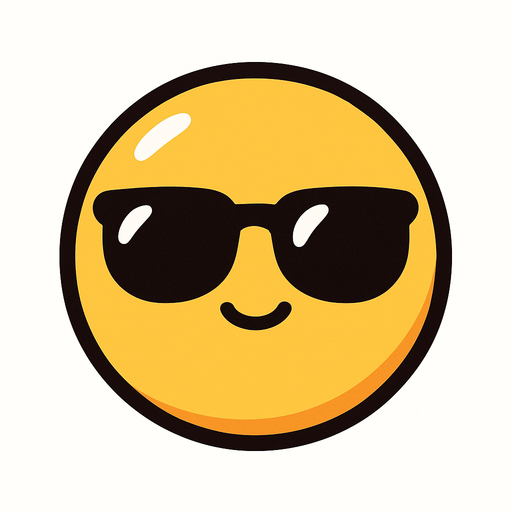crea ua pelotita kawai dorada simple y con lentes oscuros.
In-Game asset.  2d.  High contrast.  No shadows