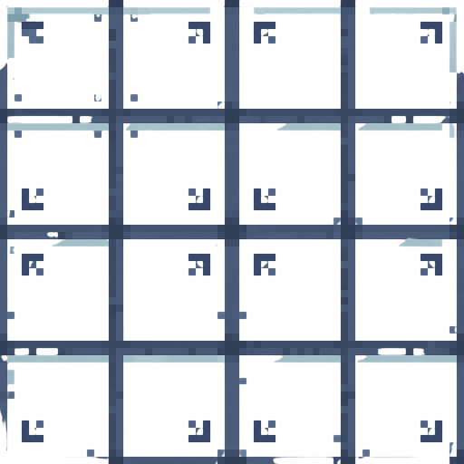 Pixel art steel tile floor, light blue grey, repeating.
In-Game asset.  2d.  High contrast.  No shadows