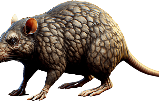 A good but dangerous rat. Warcraft 3 art..
Single Game Texture. In-Game asset. 2d. Blank background. High contrast. No shadows.