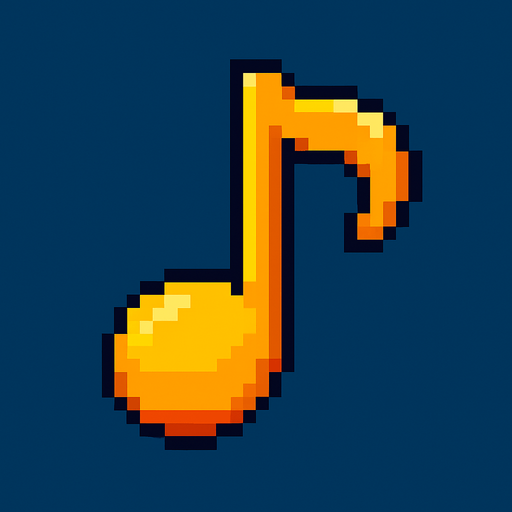 Nota yap 2d pixel art.
In-Game asset.  2d.  High contrast.  No shadows