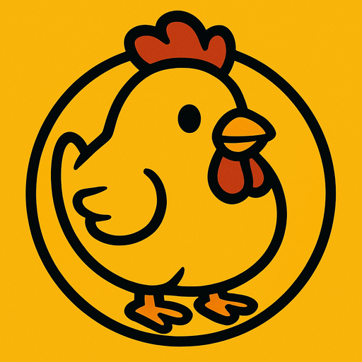 ball chicken and yellow.
In-Game asset.  2d.  High contrast.  No shadows