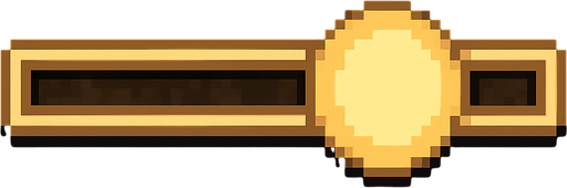 Pixel art ui bar controlling ball, only ball circle, Use colors close to #f3d296..
In-Game asset.  2d.  High contrast.  No shadows