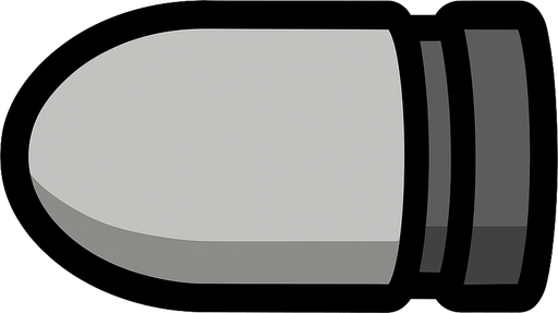 gray,light gray,black bullet Don't put white! Let him/her look behind.  let there be no eye and arm.
In-Game asset.  2d.  High contrast.  No shadows