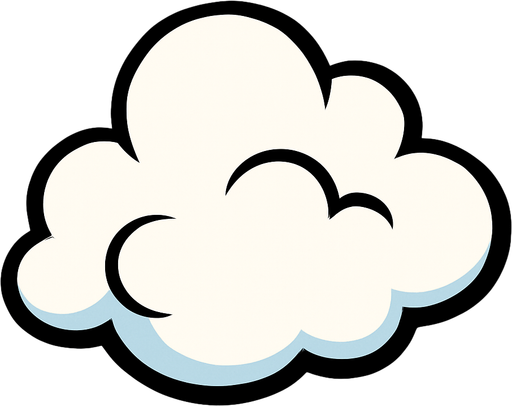 bulut.
In-Game asset.  2d.  High contrast.  No shadows