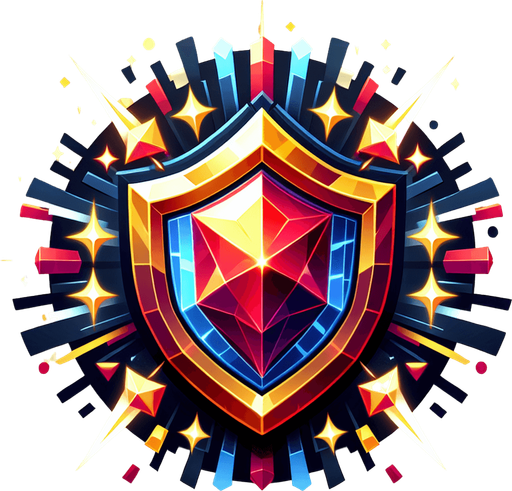 a shield power up.
Single Game Texture.  In-Game asset.  2d.  Blank background.  High contrast.  No shadows