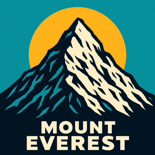 mount everest.
In-Game asset.  2d.  High contrast.  No shadows