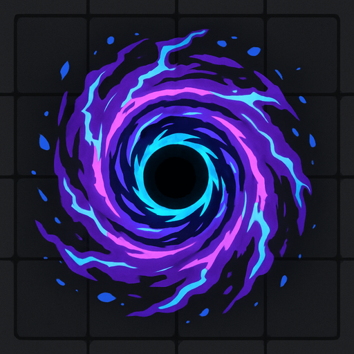 wormwhole for TD game towdown.
In-Game asset.  2d.  High contrast.  No shadows