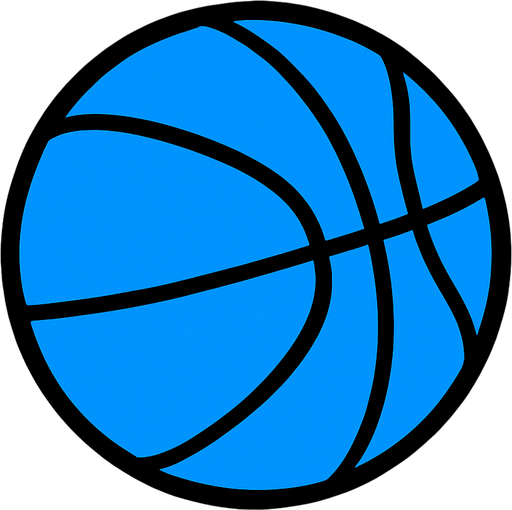 Bana 2d basketbol topu yap mavi renk olsun.
In-Game asset.  2d.  High contrast.  No shadows