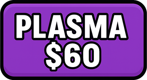 Make button purple and say Plasma $60