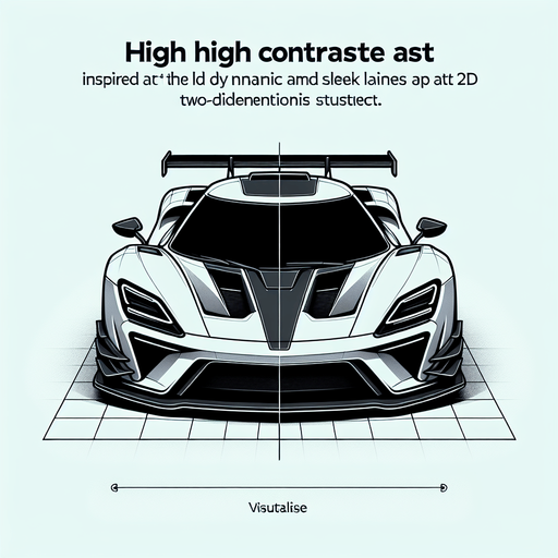 FERRARI.
Single Game Texture. In-Game asset. 2d. Blank background. High contrast. No shadows.